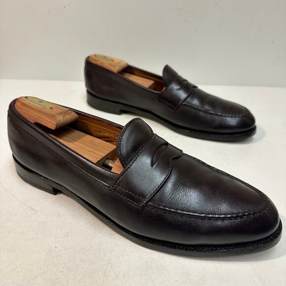 FULLY RESOLED Alden 984 Leisure Handsewn Penny Loafer LHS (Burgundy Calf) 12 A/C main image 8